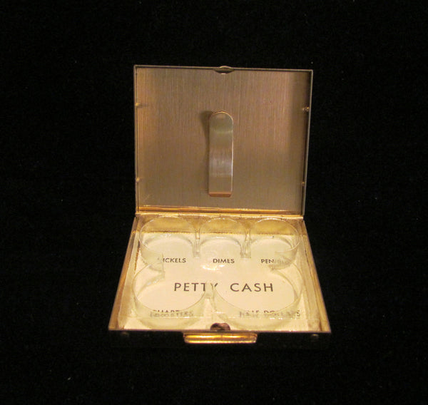 1960's Coin Holder Vintage Change Compact Money Holder Excellent Condition